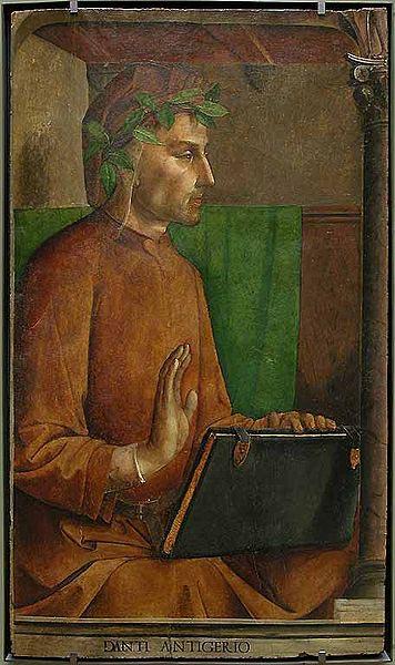 Justus van Gent Dante Alighieri oil painting image